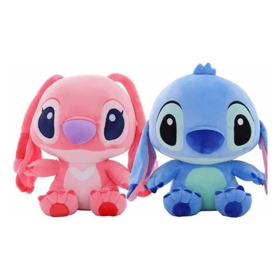 Peluche Stitch 25cm Lilo Y Stitch Angel Importado 