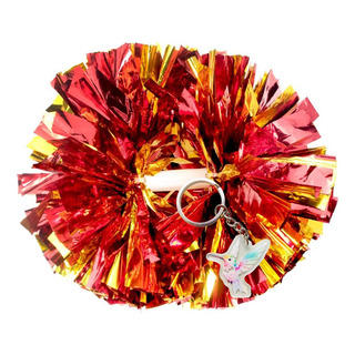 A 4pcs Pompones De Animadora Con Mango De Bastón Pom Poms A 4pcs Pompones De Animadora Con Mango De Bastón Pom Poms