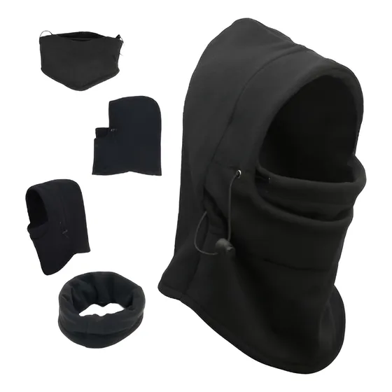 Cuello Térmico Moto Invierno Polar Capucha Pasamontaña Nieve