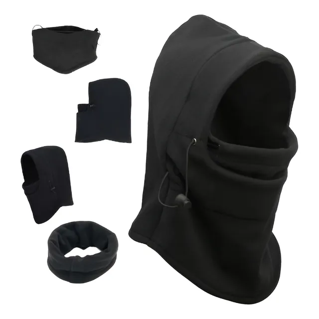 Cuello Térmico Moto Invierno Polar Capucha Pasamontaña Nieve