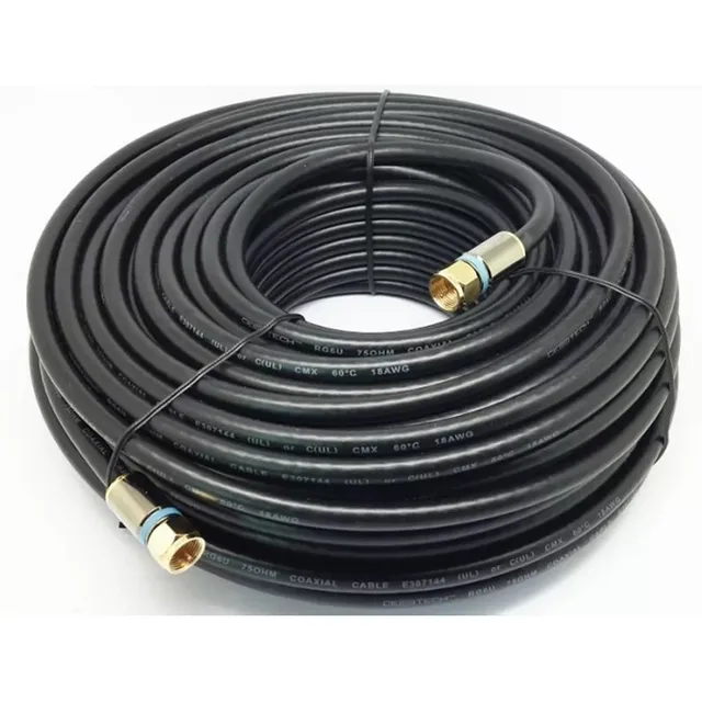 Cable Coaxial Rg6 Tv Cable Tdt Y Parabolicas X 15metros