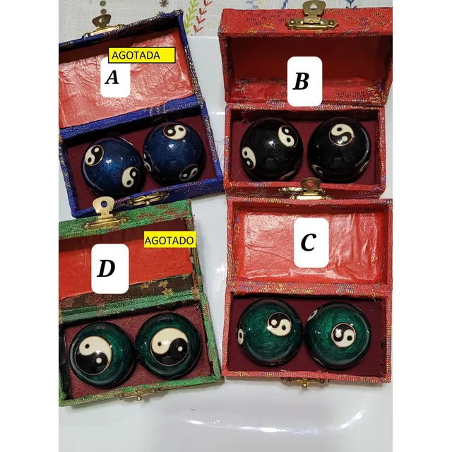 Bolas Chinas Antiestrés Con Sonido Feng Shui