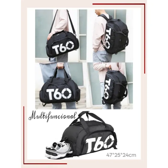 Bolso Viajero Multifuncional T60 Morral Maletín Deportivo