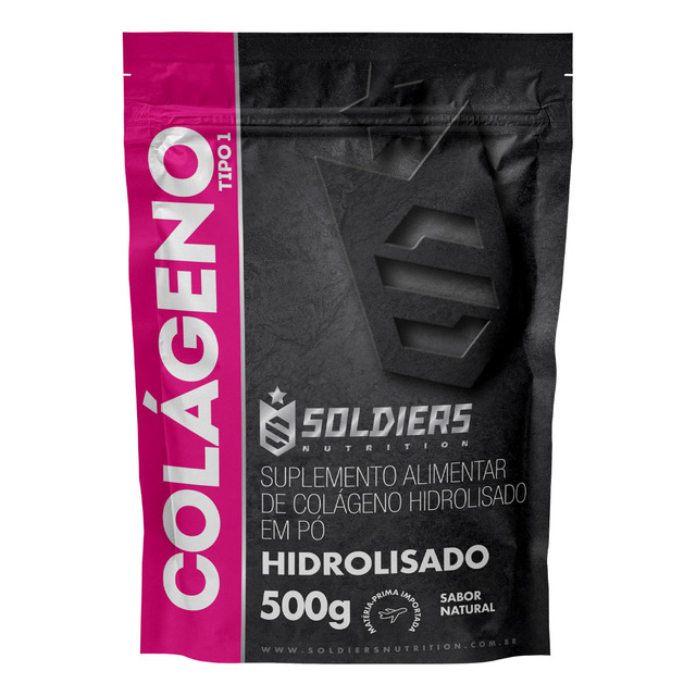 Colágeno Hidrolisado Tipo 1 - 500g - 100% Puro - Soldiers Nutrition Colágeno Hidrolisado Tipo 1 - 500g - 100% Puro - Soldiers Nutrition