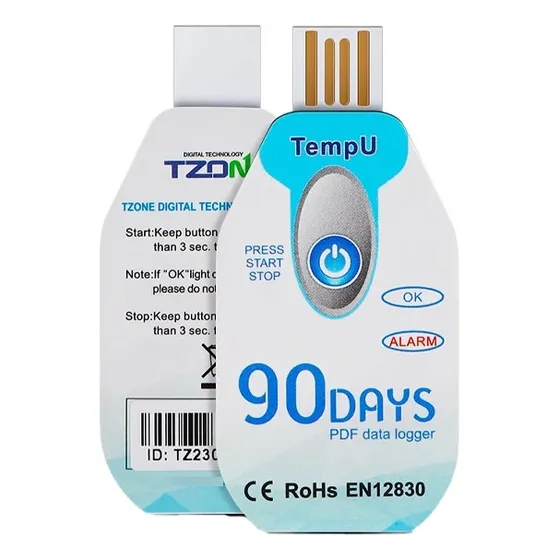 Registrador Temperatura Humedad Desechable Tempu Data Logger