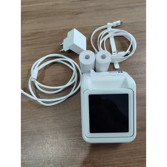 Maquininha De Cartão Sumup Solo Printer Imprime O Papel