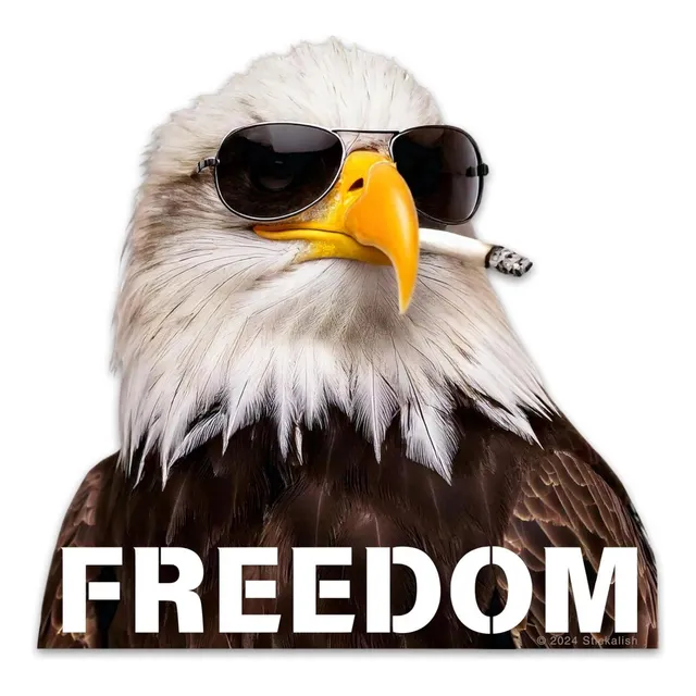 Águila Calva Freedom Divertidos Accesorios Patrióticos Regal
