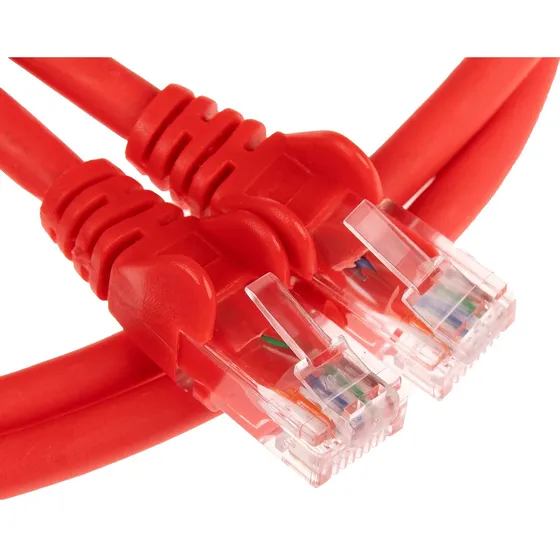 Cable Conexion Ethernet 8 3,3 Pie Rojo