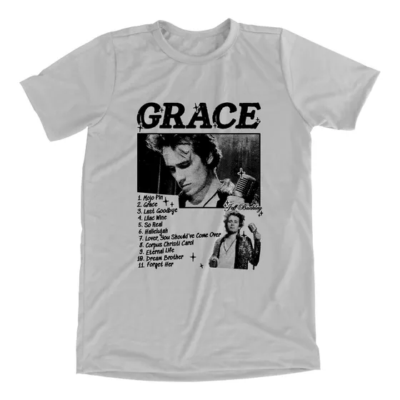 Camiseta Folk Rock Jeff Buckley Grace