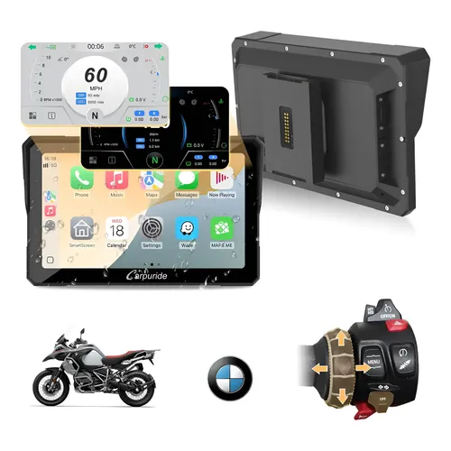 Carpuride 702BS Pro新品 Carpuride W702bs Pro Carplay Tela De Navegação Para Bmw Moto