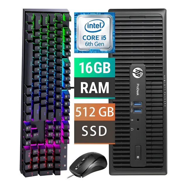 Hp Prodesk 400 G3 Sff | Core I5-6500t | 16gb Ram | 512gb Ssd