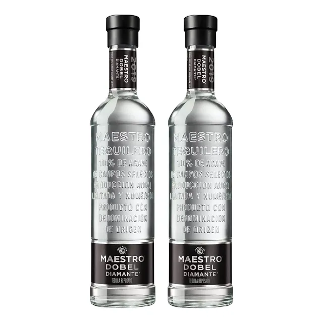 Tequila Maestro Dobel Diamante 700 Ml 2 Pack 2 Piezas