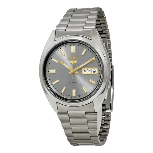 Relógio Seiko 5 SNK385K1 Automático Cor Da Correia Prateado Cor Do