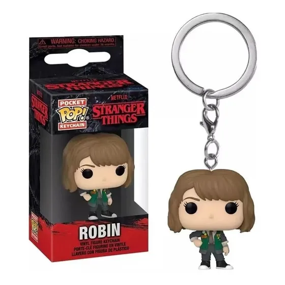 Chaveiro Funko Pop Robin Stranger Things Netflix Série