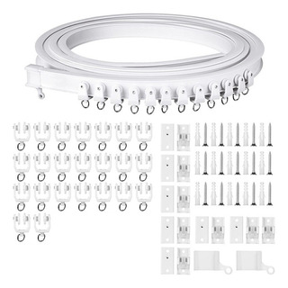 Cortina De Pvc De 5 Metros, Rieles Curvos, Corrediza Y Silen Cortina De Pvc De 5 Metros, Rieles Curvos, Corrediza Y Silen