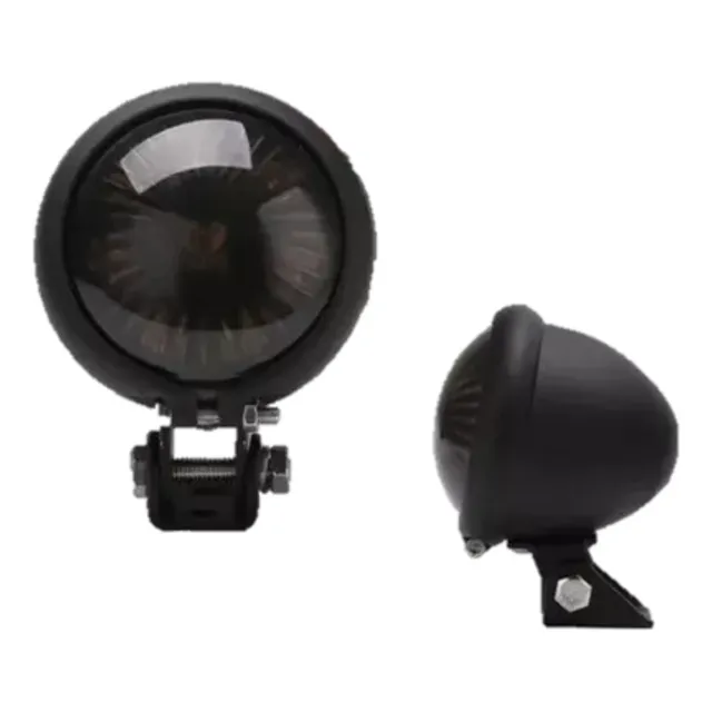 Luz Faro Trasero Retro Moto Cafe Racer Stop Fume Vintage