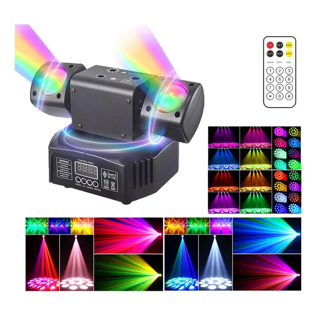 Cabeza Movil Roboticas Led Lluz Dj Luces De Escenario Dmx512