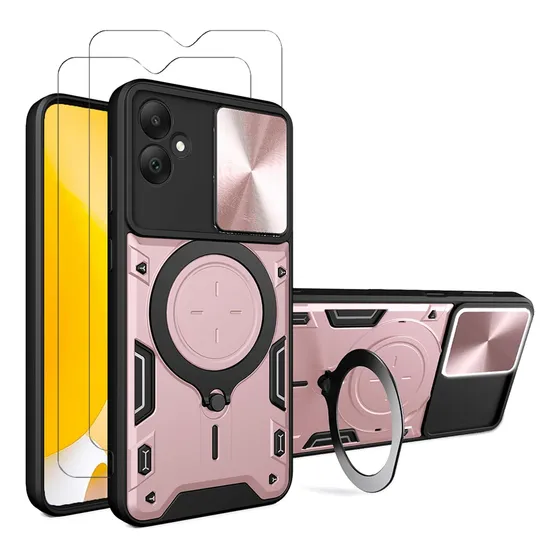 Funda Para Samsung Galaxy A06 Uso Rudo Carcasa + 2 Micas