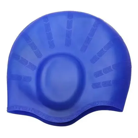 Touca De Natação Impermeável - Alta Elasticidade, Orelhas