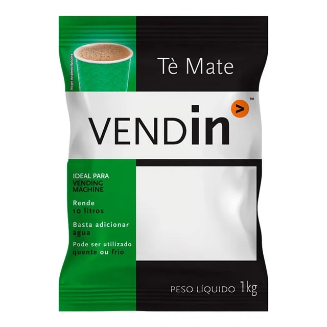 Mate Em Pó Sabor Limão Vendin 1kg Preparo Em Pó Pacote