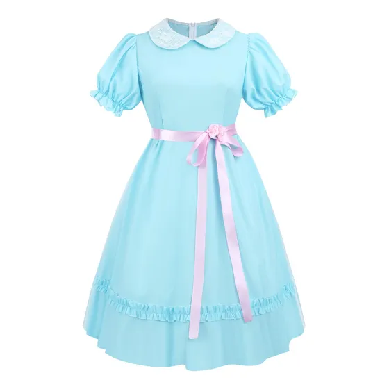 Vestido De Cosplay Shanshan Para Halloween, Azul, Kawaii Gra