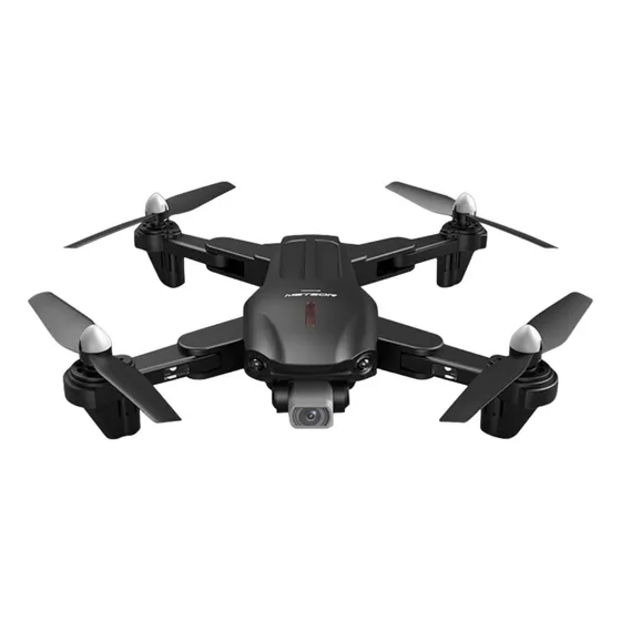 Dron Cámara Dual Ultra Hd 4k Luces Led Wifi Meteor Drone Color Negro