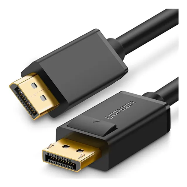 Cable Ugreen Displayport 4K 60 Hz Ultra HD de 3 metros, negro