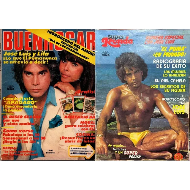 Revista Ronda El Puma Jose Luis Rodriguez Y Lila Morillo