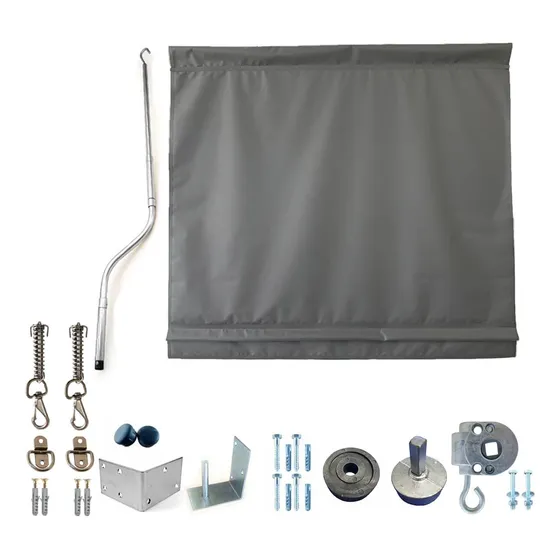 Kit Toldo Enrolável 2,00 X 1,50 Toldos Coberchapas