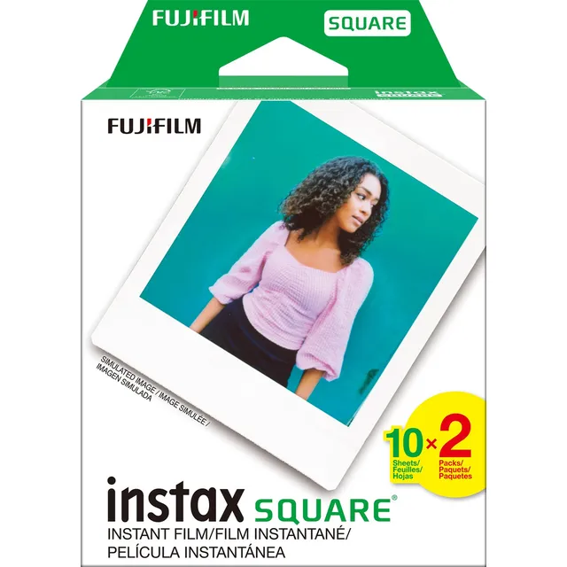 Fujifilm Instax Square - Película Para Fujifilm Instax 20 Exposiciones