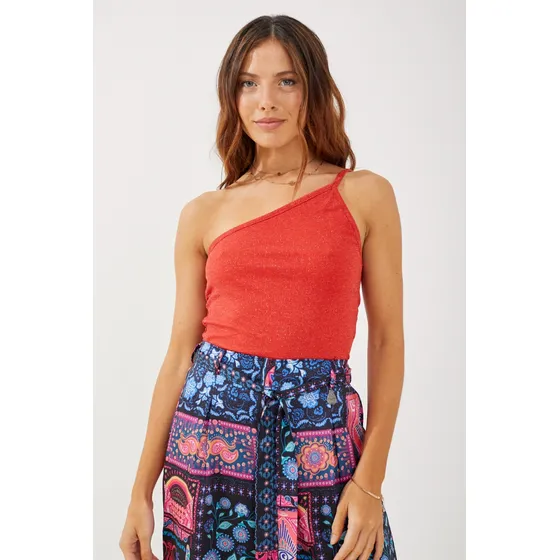 Top Un Solo Hombro Lurex Rimmel