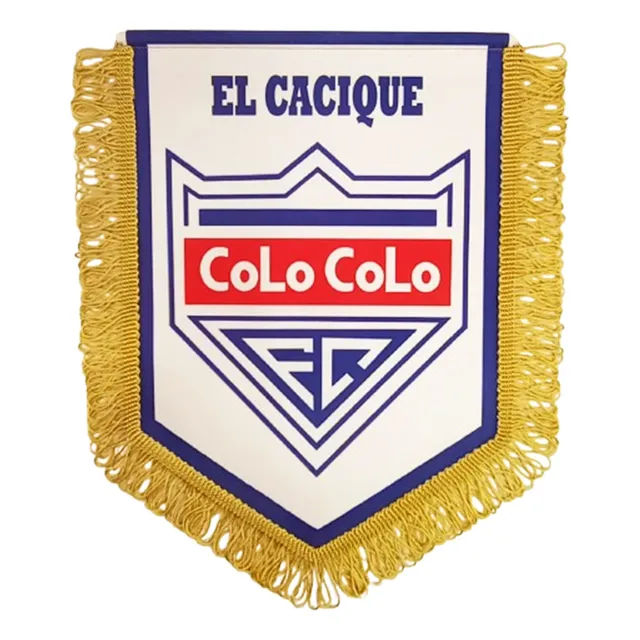 Colo-colo Banderín De 25x30cm Logo Antiguo