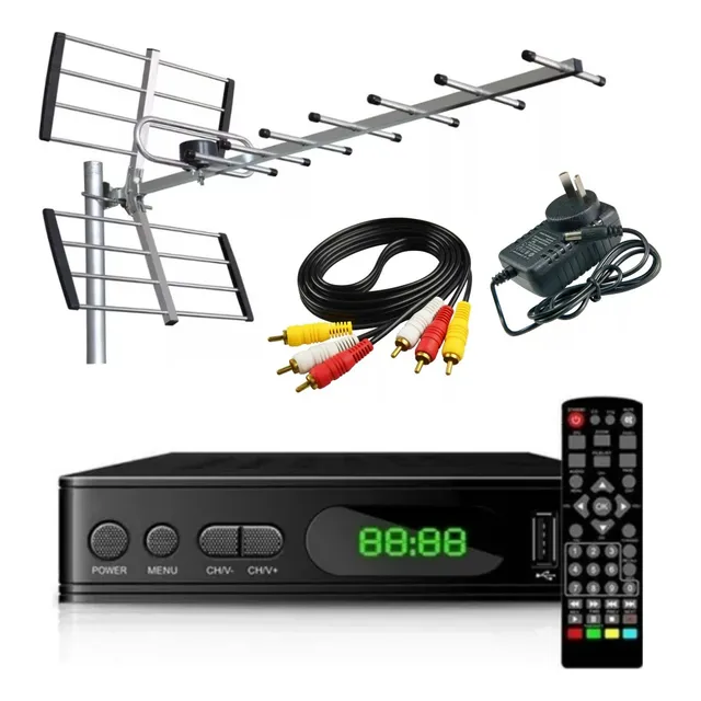 Kit Decodificador Tda + Antena Alta Ganancia