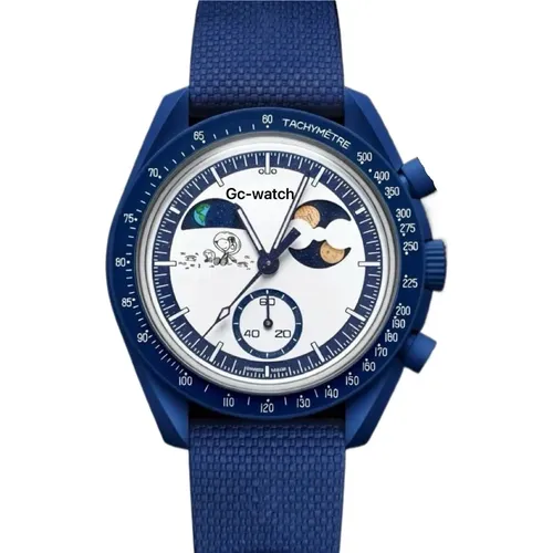 Relógio Omega X Swatch Mission To Earthphase Moonshine Gold