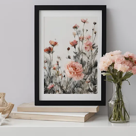 Moldura A2 Foto Painel Poster Diploma 42x60 Com Vidro