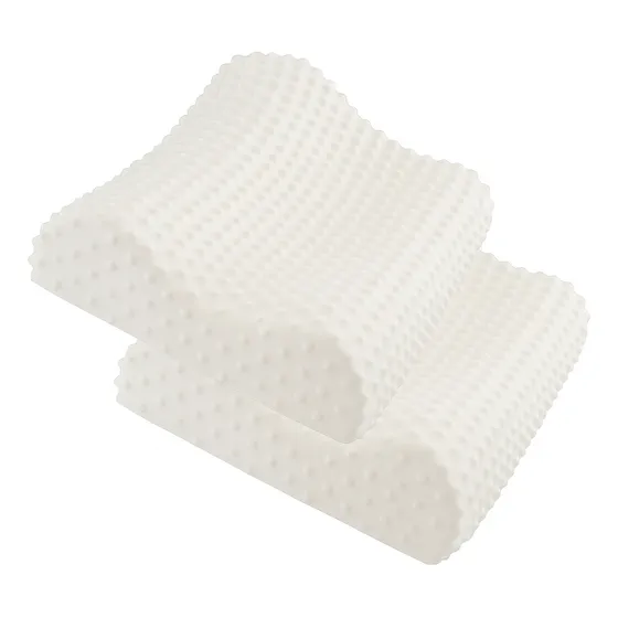 Pack 2 Almohadas Ortopédicas Cervicales Espuma Viscoelástica Acqui Memory Foam Antiestrés Ergonómicas para Dormir Mejor Descanso Cuello y Espalda |