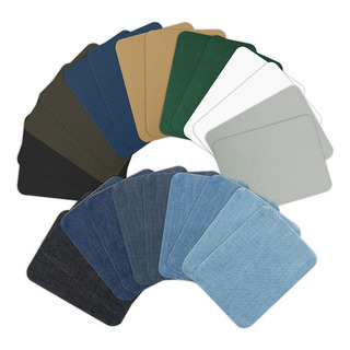 24 Piezas Parches Mezclilla Para Ropa Planchar En 12 Colores 24 Piezas Parches Mezclilla Para Ropa Planchar En 12 Colores