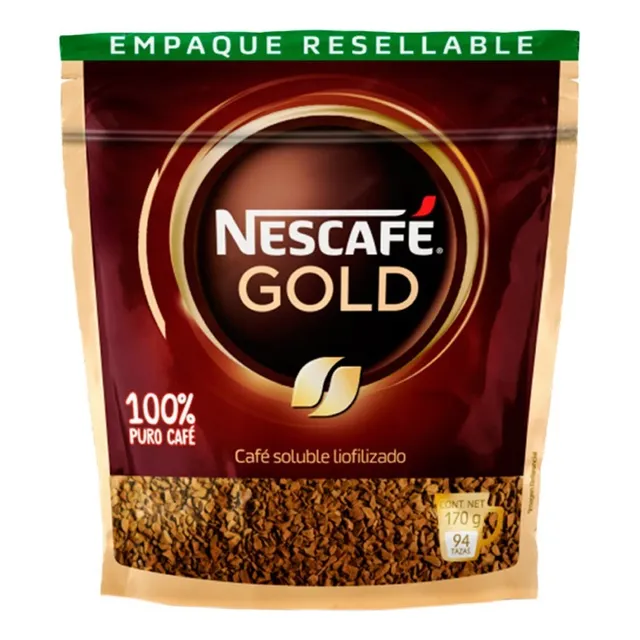 Cafe Nescafe Gold Doypack 170gr Soluble Liofilizado 100% 