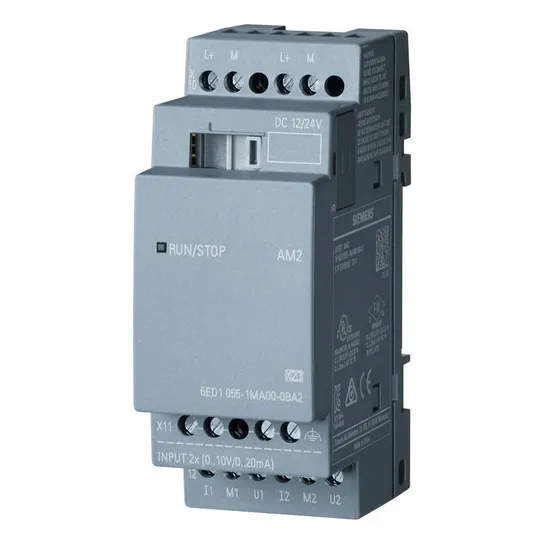 Modulo Logo V8! Am2 - 2ea De 0..10vcc/0..20ma Siemens