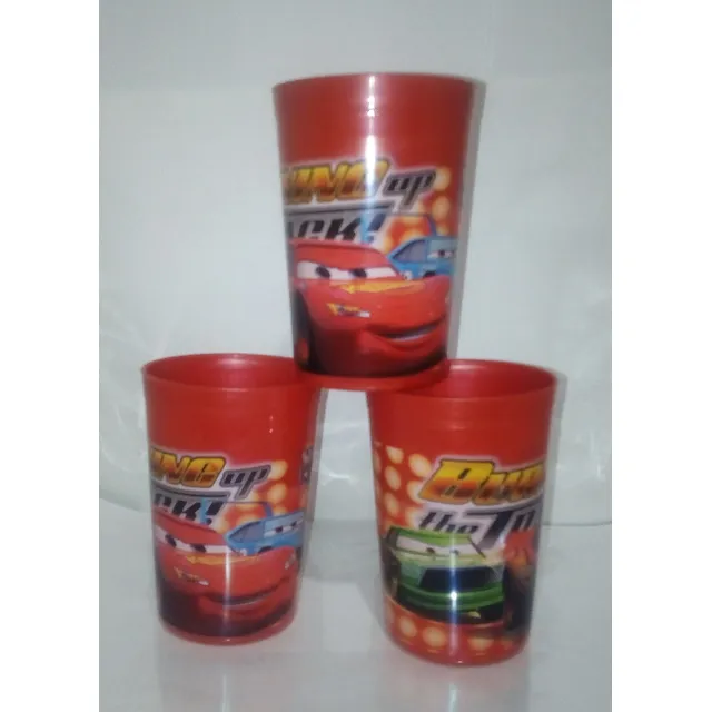 Vasos Cars,  Toy Story, Ben 10,  Angry B. Para Cotillón X 3.