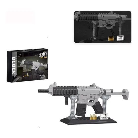 Juego De Pistolas De Juguete Con Bloques De Construcción, Ar