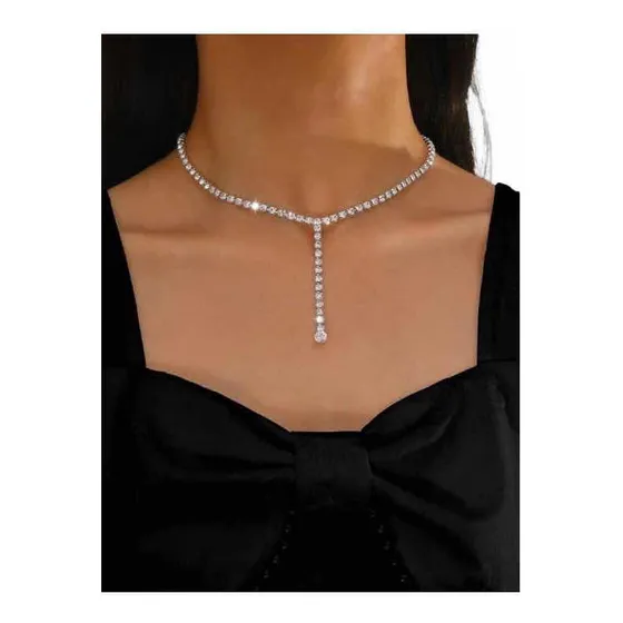 Choker / Collar Strass / Gargantilla Strass Fiestas Fino