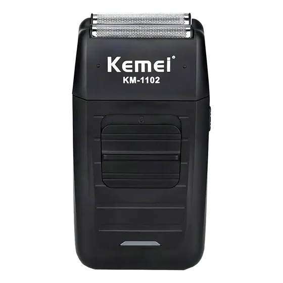Máquina afeitadora Kemei KM-1102 negra | Cuotas sin interés