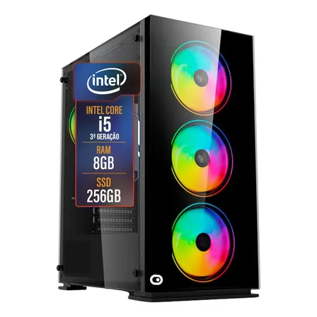 Pc Gamer 2eletro Rgb Intel Core I5 8gb Ram Ssd 240gb 500w 8 Gb