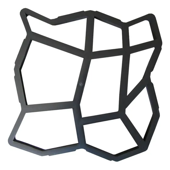 Molde Hormigón Reutilizable Pavimento Piso Concreto 43x43cm