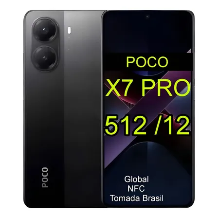 Xiaomi Poco X7 Pro 5g 512gb 12gb Dual Sim ( Global ) Preto