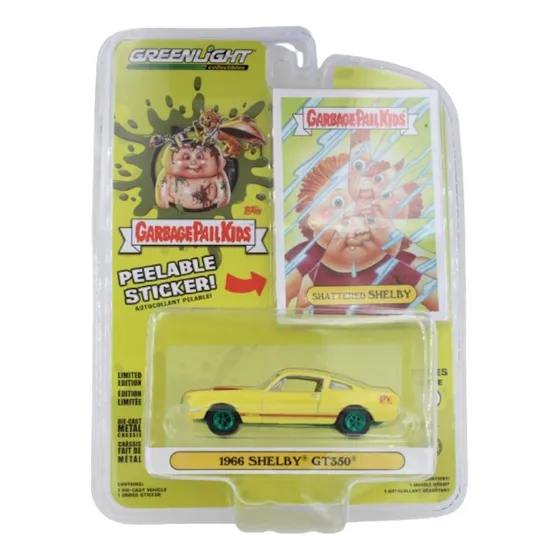 Shelby Gt350 Garbage Pail Kids Green Machine Greenlight 1/64