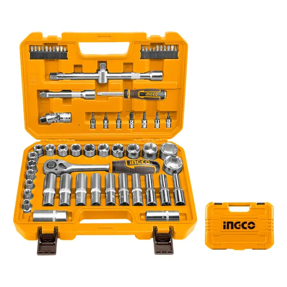 Herramienta Juego De Dados Y Puntas 62pcs 1/2  - Hkts12602