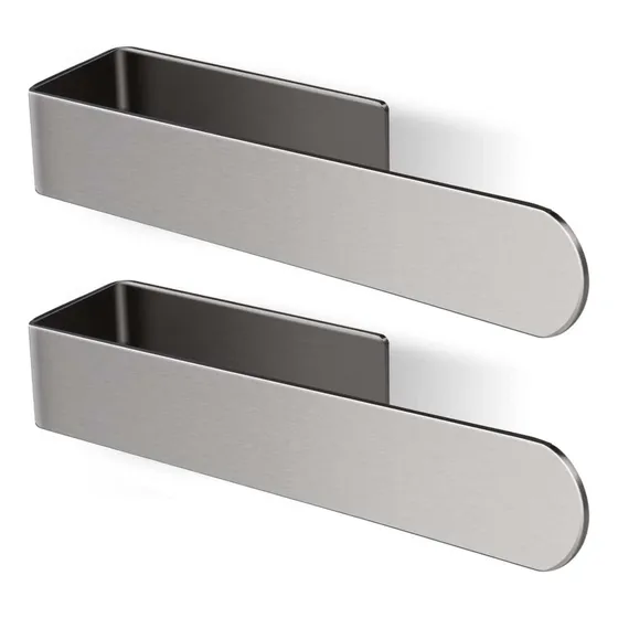 2 Toalla Baño Autoadhesiva 9  Acero Inoxidable 304 Para Mano