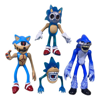 Paquete Figuras Sonic .exe 4 Pzs Sonic Exe Perturbadoras Rp Paquete Figuras Sonic .exe 4 Pzs Sonic Exe Perturbadoras Rp